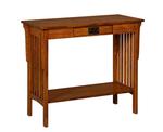 Corbel Mission End Table with Drawer