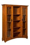 Amish Mission Display Bookcase