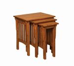 Corbel Mission Nesting End Tables