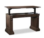 Amish Carrington Standing Desk with Electric Lift Top Option