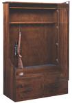 Sedona Hall Seat with Hidden Gun Cabinet