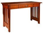 Quartersawn White Oak Boston Open Writing Desk (Quick Ship)