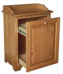 Wood Slideout Laundry Hamper - Furniture