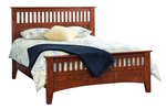 Siesta Mission Bed Oak wood