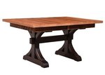 Amish Croft Reclaimed Barn Wood Solid Top Dining Table