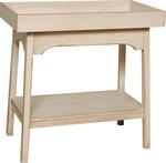 Pine Home Bar Cart Table