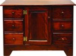 Handcrafted Pine Media Cabinet