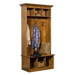 Amish Handcrafted Milfay Solid Wood Entryway Hall Bench