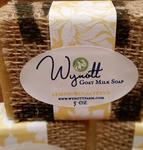 Handmade Goats Milk Soap Lemon and Eucalyptus Scent