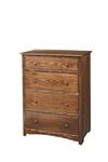 Shaker Pine 4-Drawer Chest
