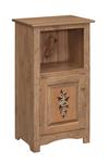 Pine Single Door Accent Table