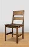 Ruff Sawn Modern Ladder Back Dining Chair