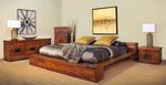 Ruff Sawn Azalea Four Piece Bedroom Set