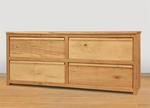 Ruff Sawn Fuller Four Drawer Dresser