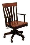 Amish Lennox Gas Lift Desk Chair