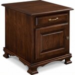 Amish Cochran End Table shown in Cherry Wood with Asbury Brown Stain