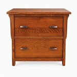 Amish Churchill Mission Solid Wood Lateral File Cabinet