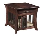 Caledonia End Table with Slats