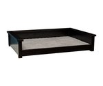 Large Red Oak Pet Lounge with C2-20 Home Pad in Ebony Stain
