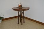 Amish Rustic Hickory Bar Table