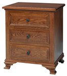 American Made Harriette Three Drawer Nightstand