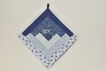 Blue Hand Quilted Hot Pad In-Stock