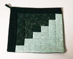 Green Hand Quilted Hot Pad In-Stock