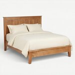 Handcrafted Grosbeak Panel Bed with Low Footboard