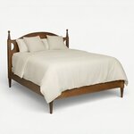 Grosbeak Turned Post Bed with Low Footboard