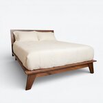 Cumulus Lake Mid-Century Modern Platform Bed Frame