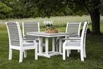 Berlin Gardens Classic Terrace Five Piece Poly Dining Set