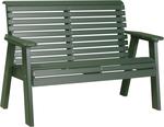 LuxCraft Poly 4' Plain Garden Bench