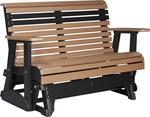 LuxCraft 4' Plain Poly Glider Bench