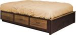 Amish McLean Storage Bed (No Headboard)