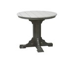 34" Round Poly Dining Table