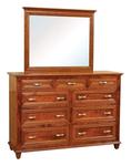 Colbran Nine Drawer Dresser with Optional Mirror - Ready to Ship