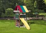 Play Mor Family Space Saver Poly Swing Set