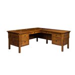 Centennial L Desk with Optional Hutch