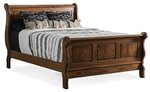 Amish Classic Raised Panel Sleigh Bed