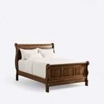 Amish Classic Raised Panel Sleigh Bed