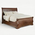 Amish Handcrafted Edna Heirloom Sleigh Bed
