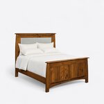 Amish Colorado Springs Mission Upholstered Bed