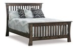 Amish Mission Trestle Slat Bed
