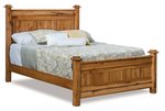 Amish Amos America Panel Bed