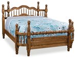 Amish Naomi Solid Wood Wrap Around Bed