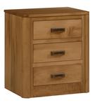 Mars Three Drawer Night Stand