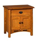 Nolan 1-Drawer, 2-Door Nightstand