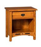 Nolan 1-Drawer Open Nightstand
