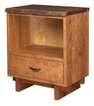 Green Bay 1-Drawer Open Nightstand