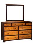 Alvarado 9-Drawer Dresser with Optional Mirror